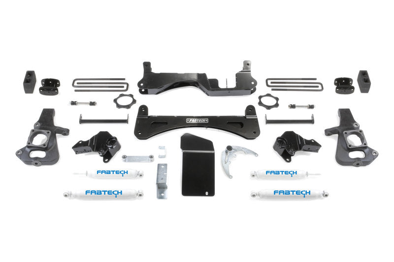 Fabtech 01-10 GM C/k2500hd/3500hd 6in Rts Sys w/Perf Shks - Mammoth Racing -