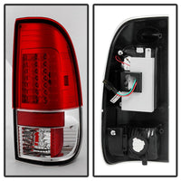 Spyder Ford F150 Styleside 97-03/F250 Version 2 LED Tail Lights Red Clear ALT-YD-FF15097-LED-G2-RC - Mammoth Racing -