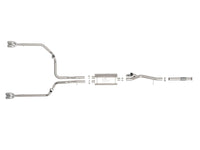 aFe Gemini XV 3in 304 SS Cat-Back Exhaust w/ Cutout 19-21 GM Silverado/Sierra 1500 V8- w/ Black Tips - Mammoth Racing -