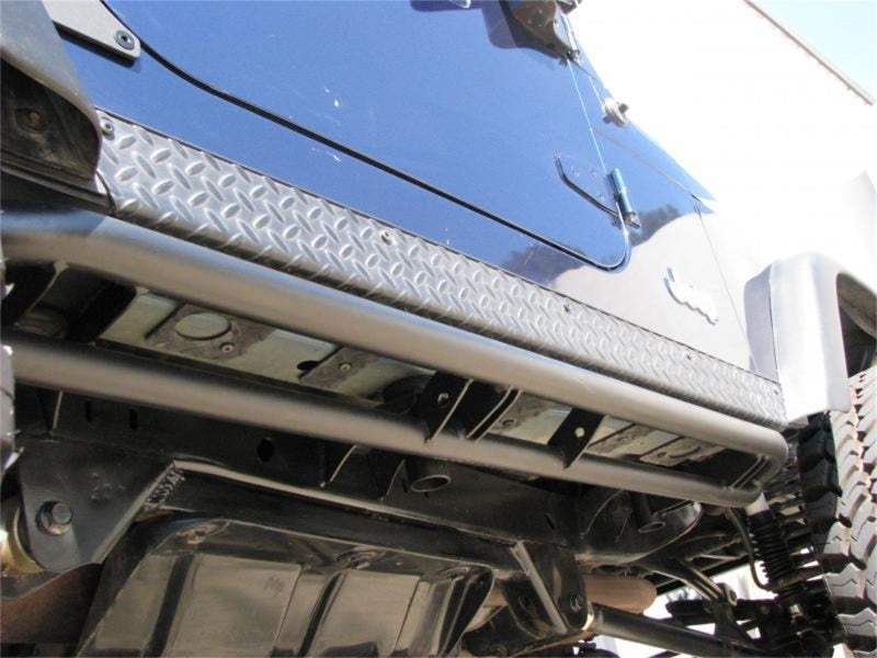 N-Fab RKR Rails 97-06 Jeep Wrangler TJ/BJ 2 Door All - Tex. Black - 1.75in - Mammoth Racing -