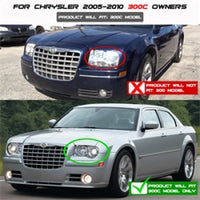 Spyder Chrysler 300C 05-10 Projector Headlights LED DRL Black High/Low H7 PRO-YD-C300C-DRL-BK - Mammoth Racing -