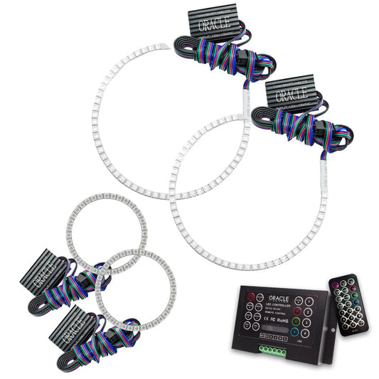 Oracle Mini Cooper 05-08 Halo Kit - ColorSHIFT w/ 2.0 Controller - Mammoth Racing -