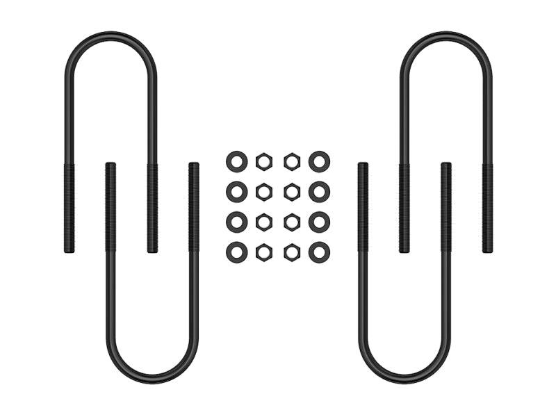 Icon 99-10 Ford F-250/f-350 Dually Rear 17in U-Bolt Kit - Mammoth Racing -