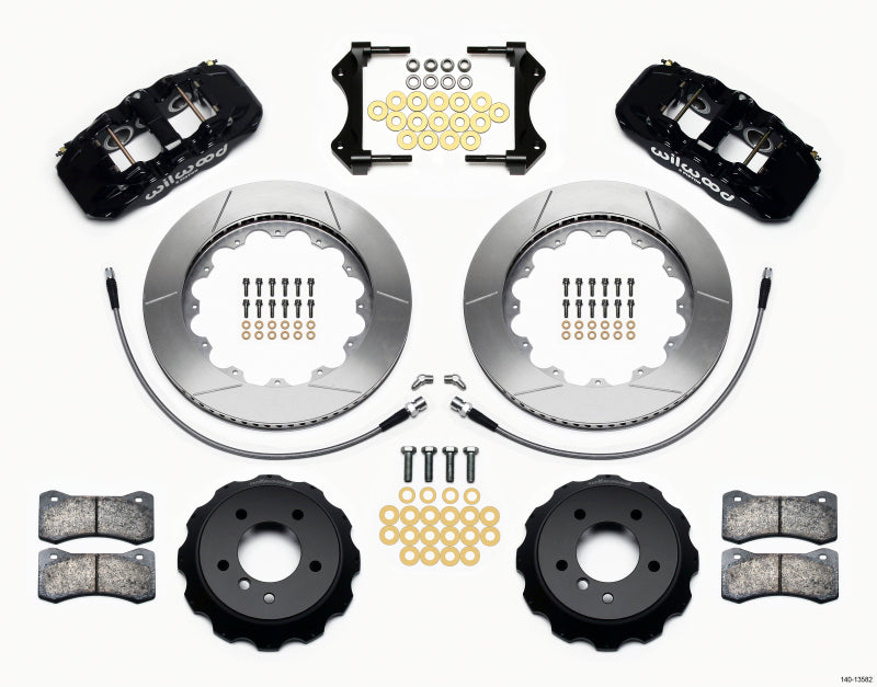 Wilwood Aero6 Front Hat Kit 14.00 2007-2011 BMW E90 Series w/Lines - My Store