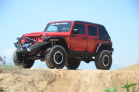 DV8 Offroad 07-18 Jeep Wrangler JK 2 Piece Fast Back Hard Top 4 Door - Black (DS Only) - Mammoth Racing -