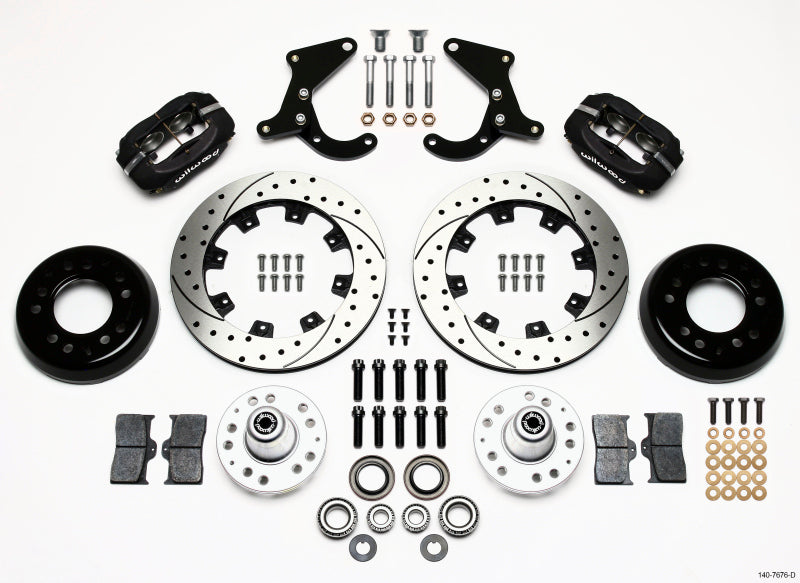 Wilwood Forged Dynalite Front Kit 12.19in Drilled 55-57 Chevy - My Store