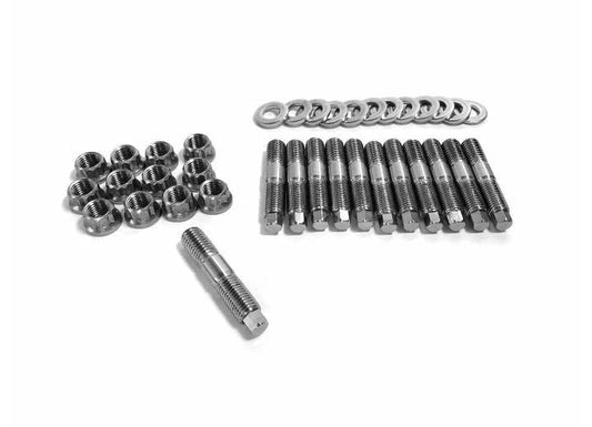 Fleece Performance 94-18 Dodge Cummins 2500-3500 Exhaust Manifold Stud Kit - 7mm External Hex Head