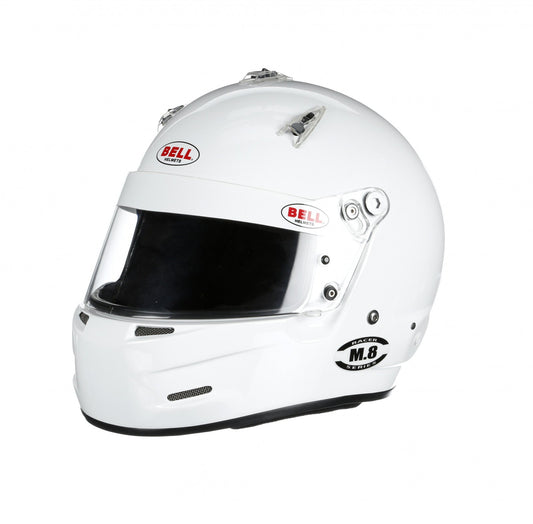 Bell M8 Racing Helmet-White Size 2X Extra Small - My Store