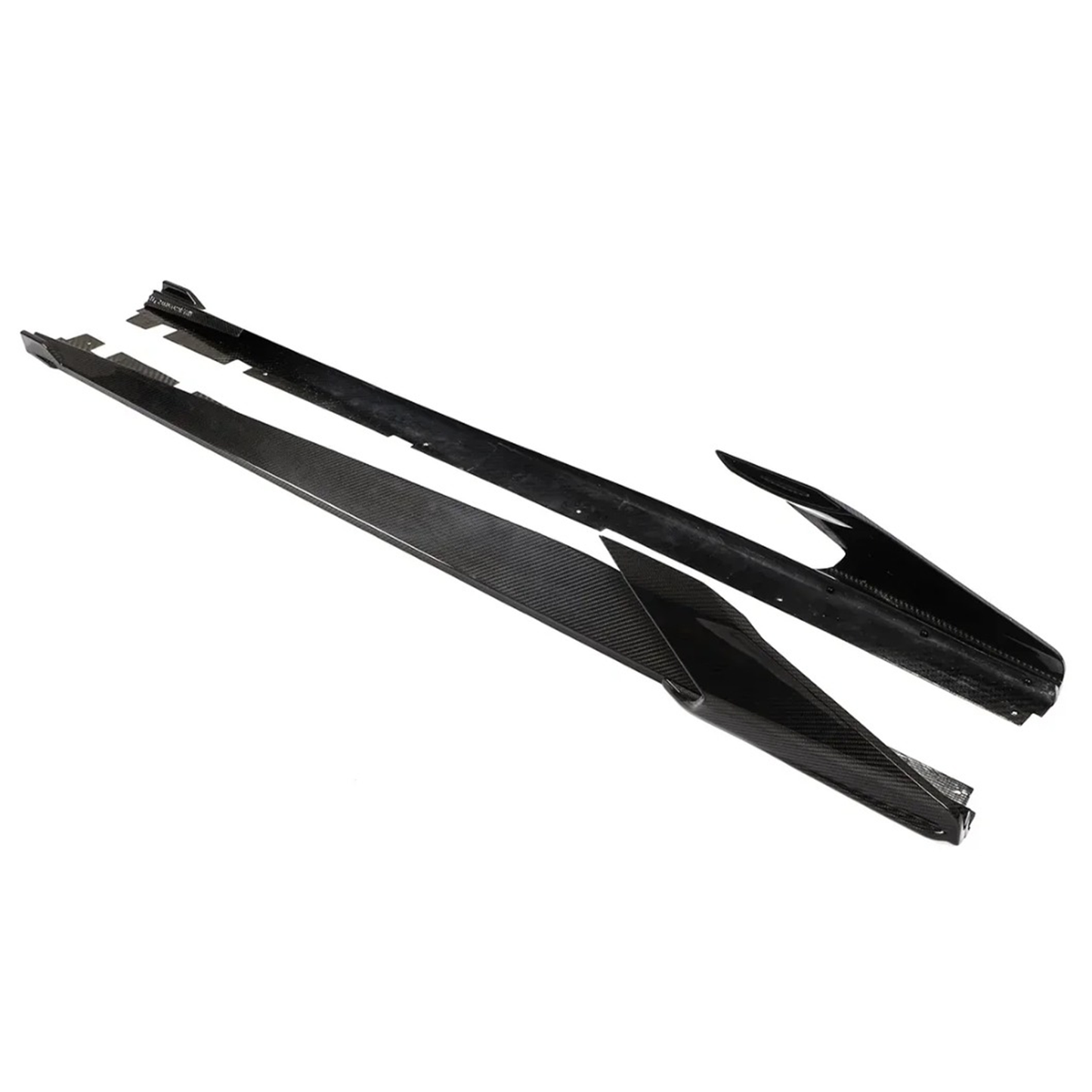 Carbon Fiber Side Skirt Extensions for Ferrari 488
