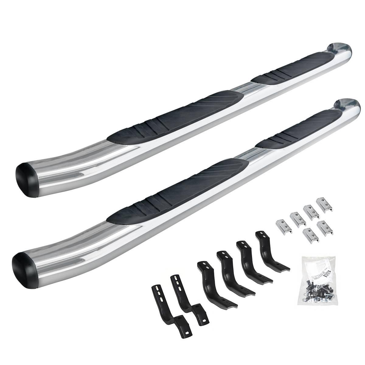 Go Rhino 2022 Toyota Tundra DC 4dr 5in. OE Xtreme Composite Kit w/Sidesteps + Brkts - Chrome - Mammoth Racing -