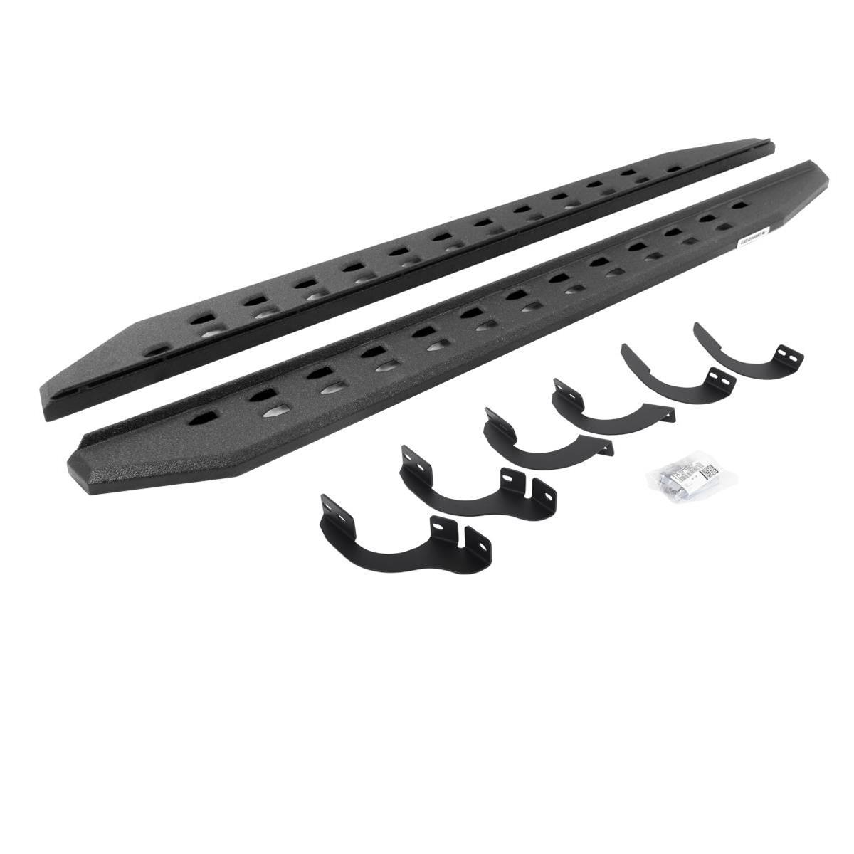 Go Rhino 14-22 Toyota 4Runner (No Ltd/Ngtshd) Rb20 Slim Running Boards Kit(w/Brackets) - Bedliner Ct - Mammoth Racing -