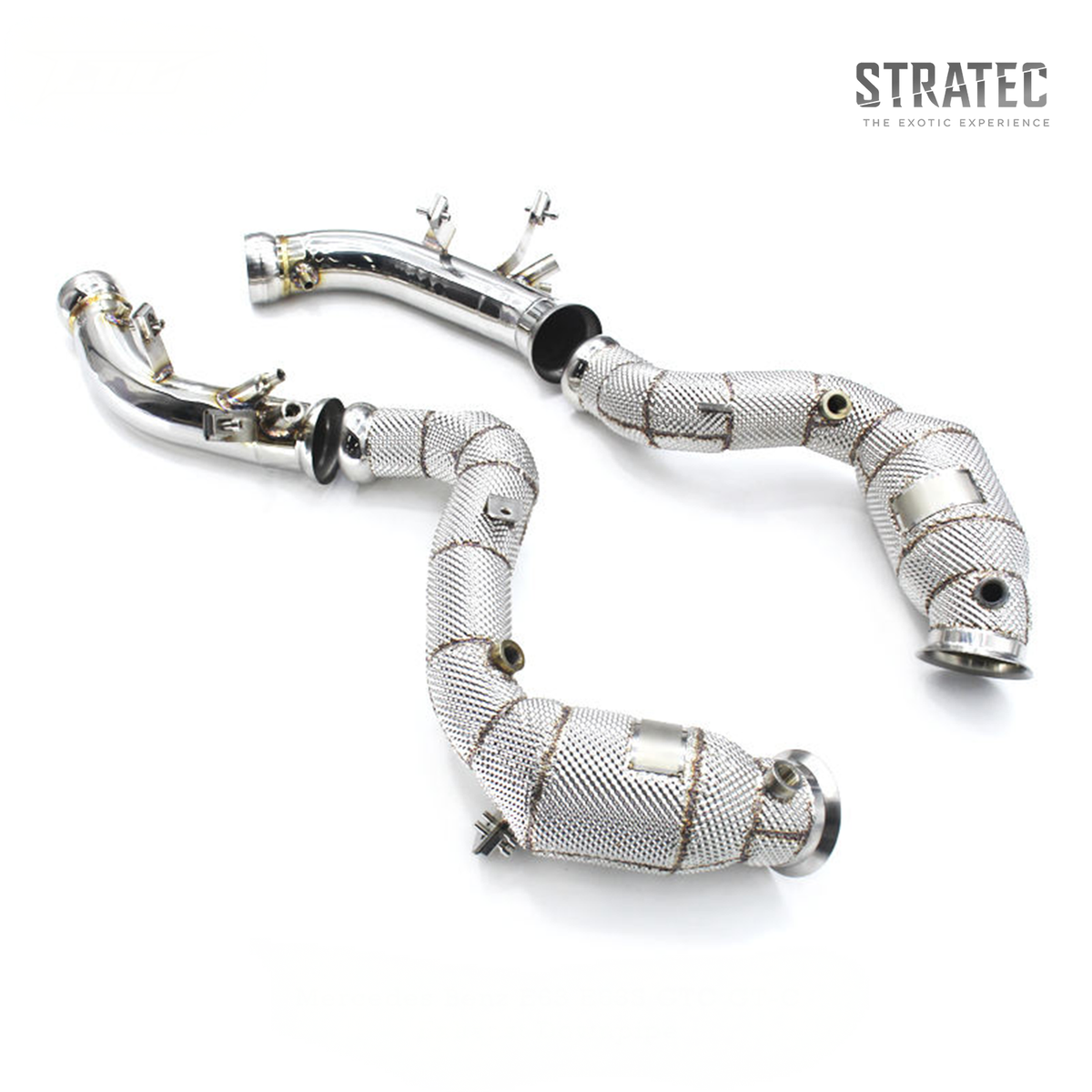 Custom 300 Cell Catted Downpipe Header System for Mercedes‑Benz E63 E63S AMG GT C 4.0TT