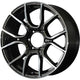 Gram Lights 57ana 19x9.5 +18 5-114.3 Shining Silver DC Machining Wheel - GT3 Racing
