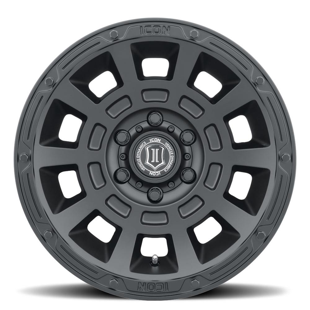 Icon Recon Pro 17x8.5 6 x 135 0mm Offset 5in BS 71.5mm Bore Titanium Wheel - Mammoth Racing -