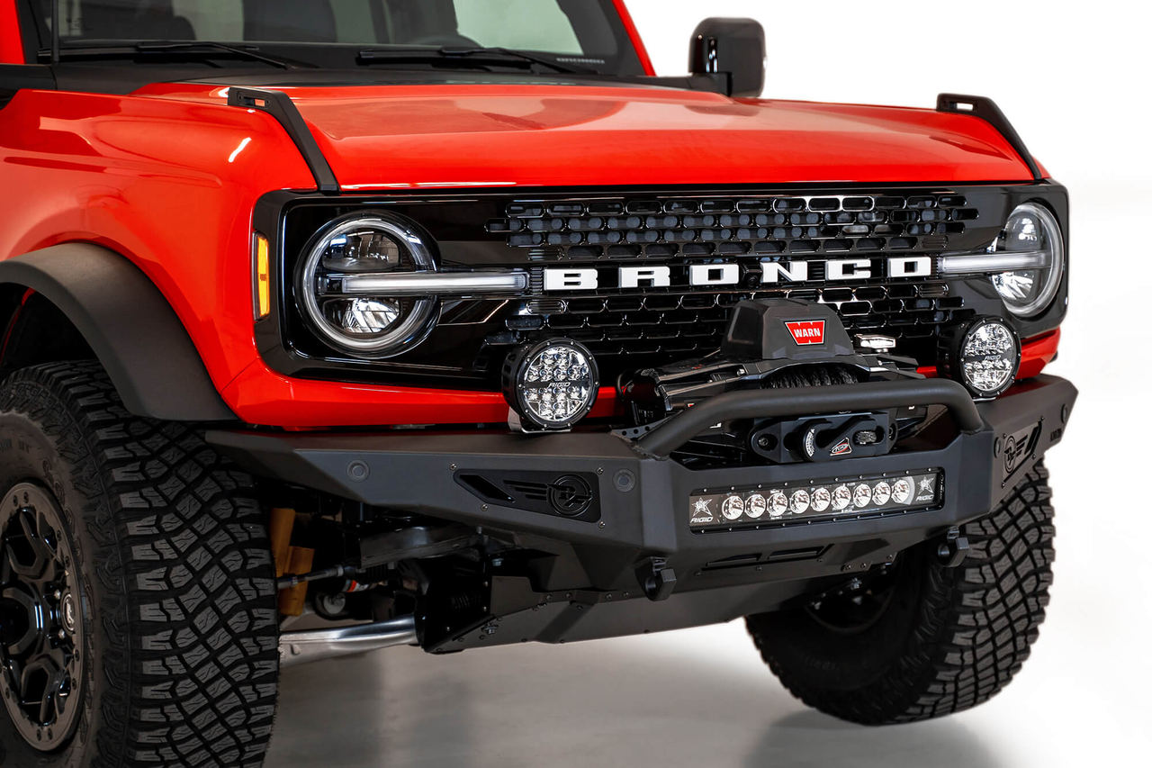 Addictive Desert Designs 2021+ Ford Bronco Rock Fighter Front Bumper - Hammer Black - My Store