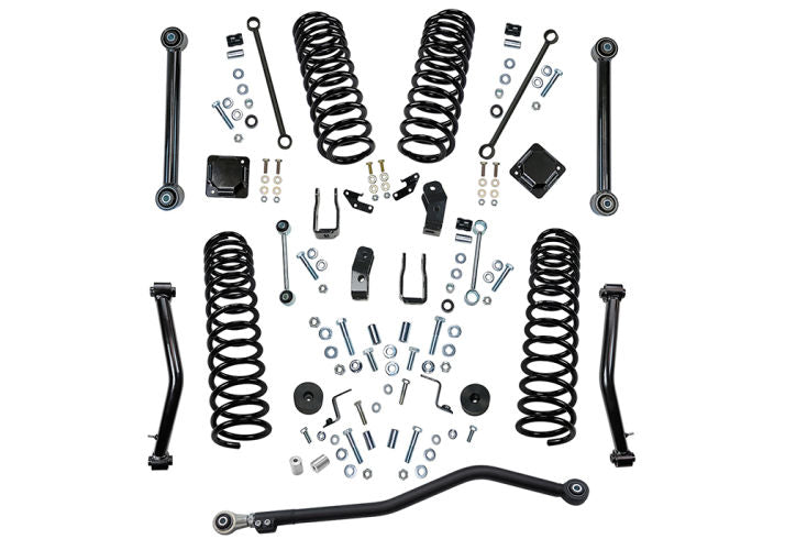 Superlift 2020 Jeep Gladiator JT w/ Shock Ext. Component Box - Front 4in Lift Kit - Mammoth Racing -