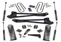 Superlift 13-18 Dodge Ram 3500 4WD 4in Lift Kit w/ Front Shock Brackets and Superlift Rear Shocks - Mammoth Racing -