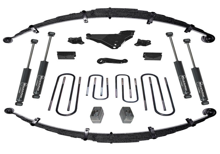 Superlift 00-04 Ford F-250/F-350 SuperDuty 4WD (Diesel/V-10) 6in Lift Kit Component Box - Front - Mammoth Racing -