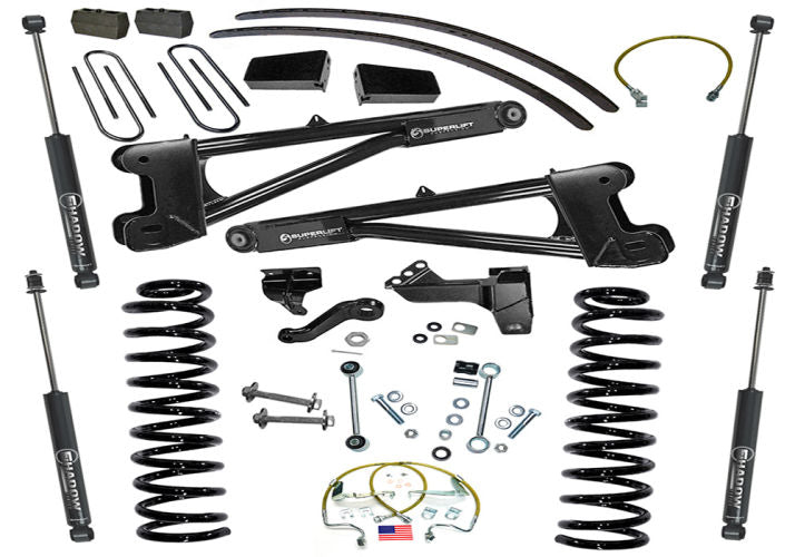Superlift 08-10 Ford F-250/F-350 SuperDuty 8in Lift Kit Component Box - w/ Replacement Radius Arm - Mammoth Racing -