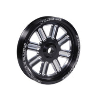 Fleece Performance Dodge Cummins Dual Pump Spoke Pulley (For Use w/ FPE Dual Pump Bracket) Black - Mammoth Racing -