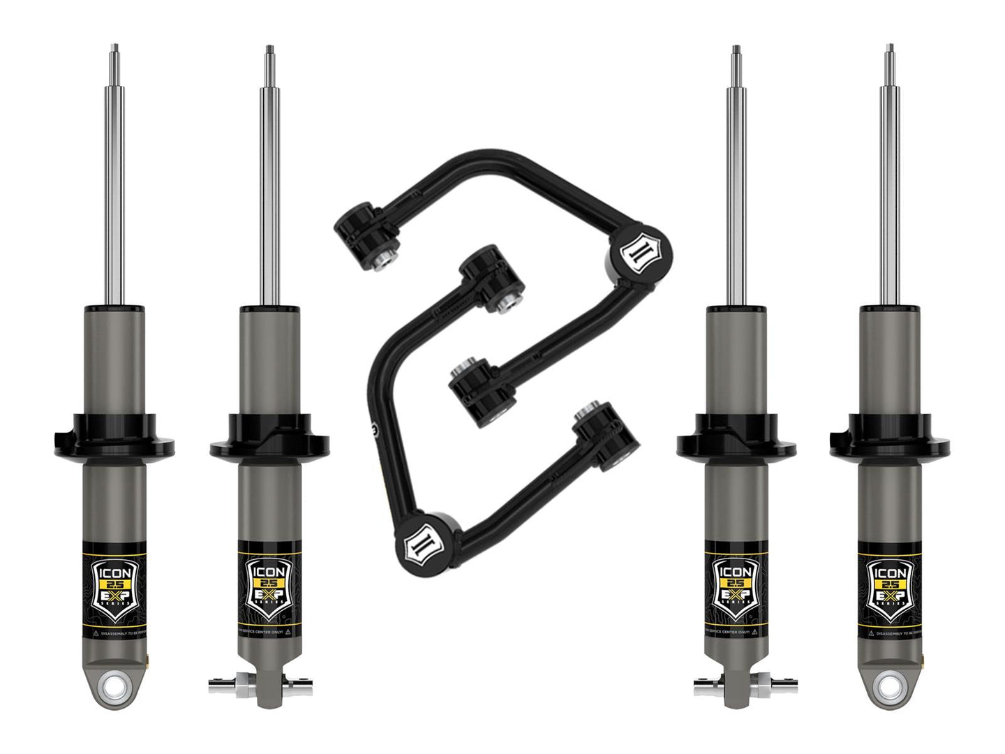 2021+ Ford Bronco Hoss 1.0 Pkg Stage 2 Suspension System Tubular (1.5 - 3in Lift) - Mammoth Racing -
