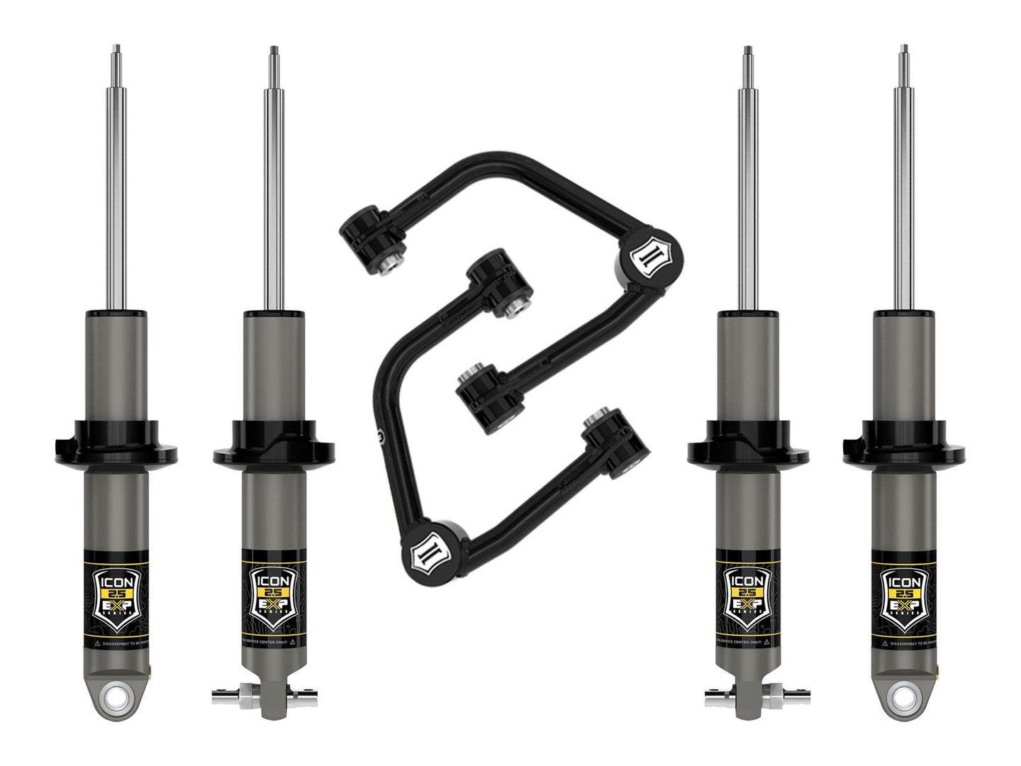 2021+ Ford Bronco Hoss 2.0 Pkg Stage 2 Suspension System Tubular UCA (2- 3in Lift) - Mammoth Racing -