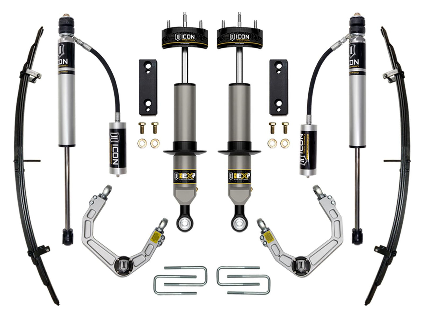Icon 05-22 Toyota Tacoma 0-2in Stage 3 Exp Suspension System Billet - Mammoth Racing -