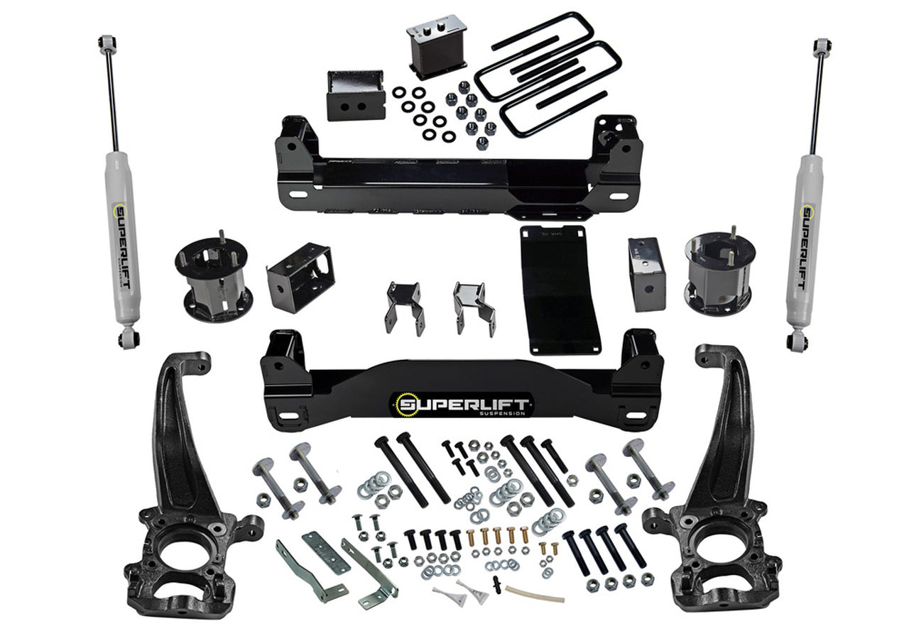 Superlift 04-08 Ford F-150 4.5in Lift Kit w/ Rear SLF Shocks - Mammoth Racing -