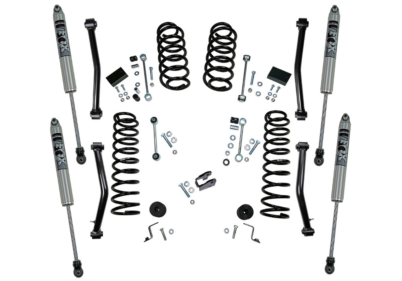 Superlift 18-19 Jeep Wrangler JL Unlimited 4in Lift Kit Including Rubicon w/ Fox Shocks - Mammoth Racing -