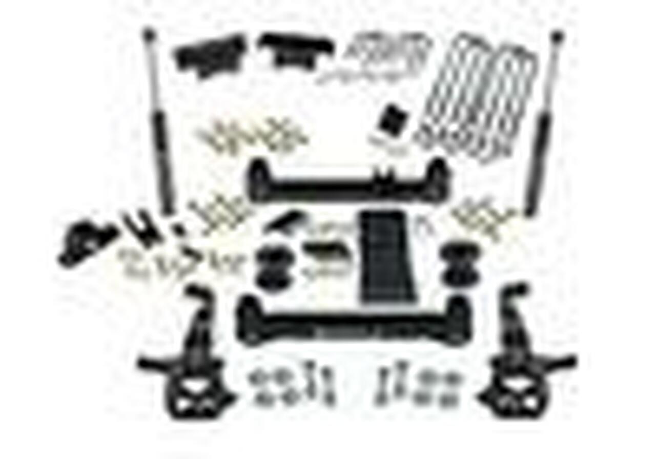 Superlift 2019 Chevy Silv 1500 4WD 6in Lift Kit w/ Alum/Stamped Steel Control Arms & BIL Rear Shocks - Mammoth Racing -