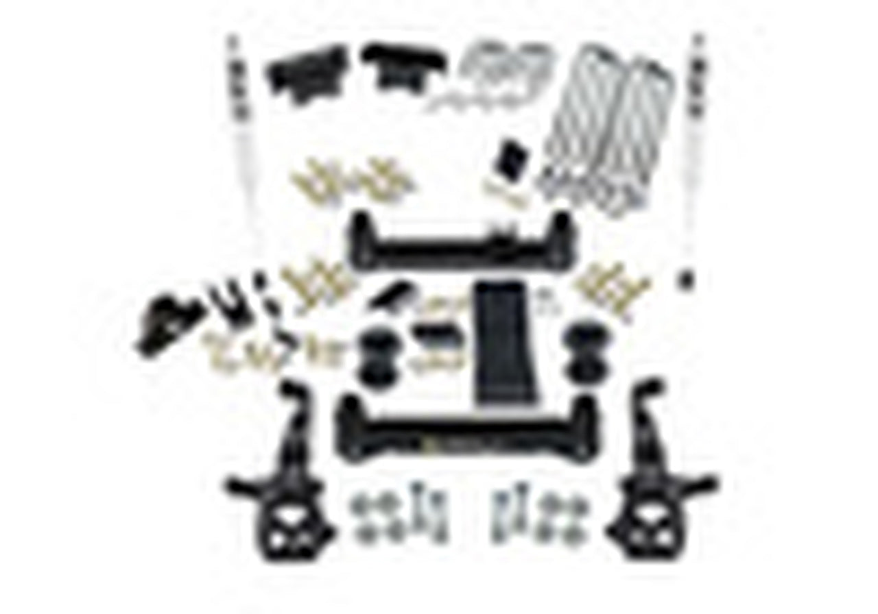 Superlift 19-20 Chevrolet Silverado 1500 4WD (Excl Trailboss/At4 Models) 6in Lift Kit w/ Fox Shocks - Mammoth Racing -