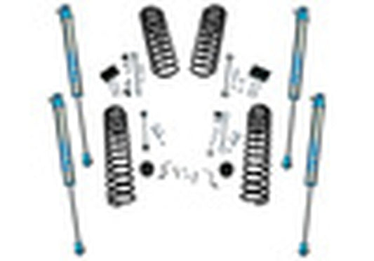 18-19 Jeep Wrangler JL 2 Door 4in Dual Rate Coil Lift Kit - Incl Rubicon w/ Shock Extensions - Mammoth Racing -