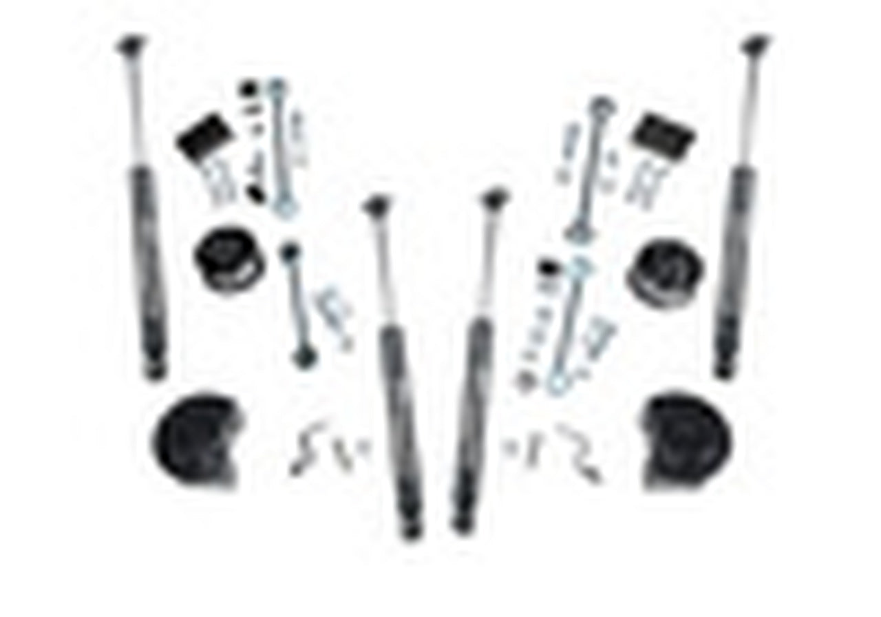 Superlift 18-20 Jeep Wrangler JL 2/4 Door 2.5in Spacer Lift Kit w/ Superlift Shadow Shocks - Mammoth Racing -