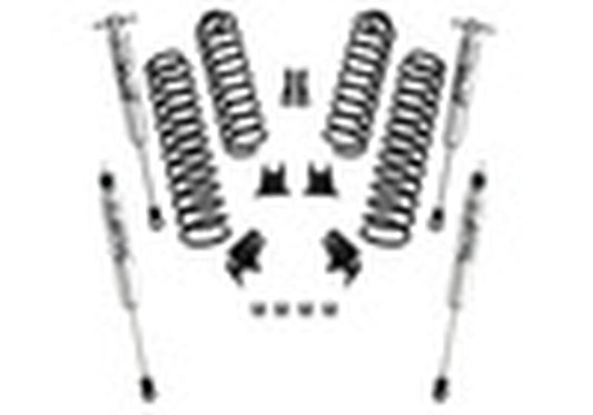 Superlift 07-18 Jeep Wrangler JK Unlimited 4 Door 2.5in Lift Kit w/ Fox 2.0 Shocks - Mammoth Racing -