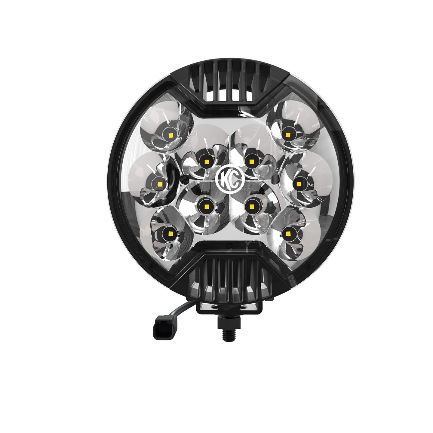 KC HiLiTES Universal 50in. Overhead Xross Bar Kit w/(6) SlimLite LED Lights 300w - Black - Mammoth Racing -