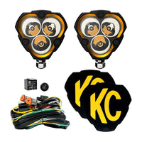 KC HiLiTES 21+ Ford Bronco Flex ERA 3 2-Light Sys Ditch Light Kits (Spot Beam) - Mammoth Racing -