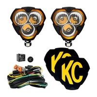 KC HiLiTES Toyota Flex ERA 3 Fog Pocket Kits - Off-Road Lights - Combo Beam - Mammoth Racing -