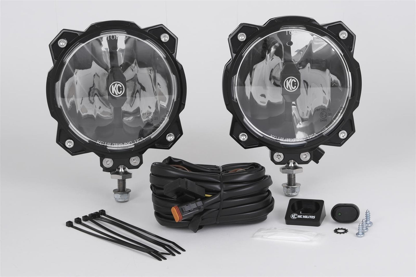 KC HiLiTES Jeep 392/Mojave Gravity LED Pro6 Wide-40 2-Light Sys Ditch Light Kit - Mammoth Racing -