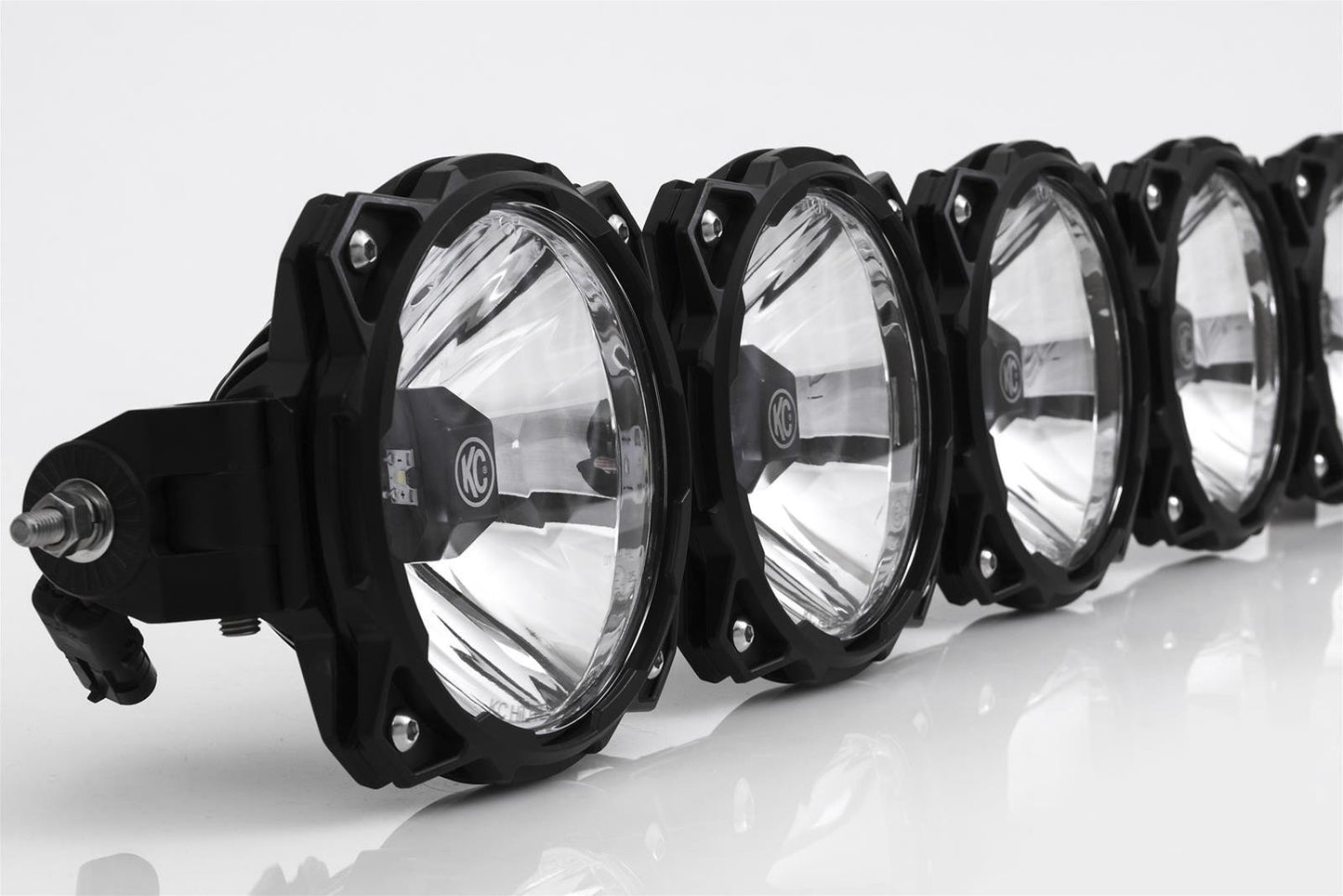 KC HiLiTES 07-18 Jeep JK 50in Pro6 Gravity LED 8-Light Light Bar System (160w Combo Beam ) - Mammoth Racing -