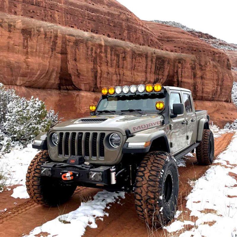KC HiLiTES 21+ Jeep Wrangler 392/Gladiator Mojave Gravity LED Pro6 50in. Light Bar Kit - Mammoth Racing -