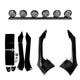 KC HiLiTES 18-23 Jeep JL 50in KC Xross Bar Overhead Apollo Pro Halogen 6-Lgt Sys (600w Combo Beam) - Mammoth Racing -