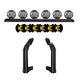 KC HiLiTES 07-18 Jeep JK 50in. Overhead Xross Bar Kit w/(6) SlimLite LED Lights 300w - Black - Mammoth Racing -