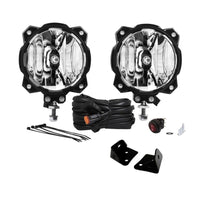 KC HiLiTES 07-18 Jeep JK 6in Pro6 Gravity LED Pillar Mount 2-Light Sys (20w Spot Beam) - Mammoth Racing -