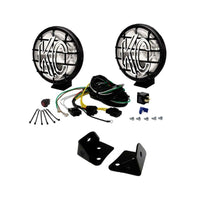 KC HiLiTES 07-18 Jeep JK 6in Apollo Pro Halogen 2-Light Sys Pillar Mount (100w Spot Beam) - Mammoth Racing -