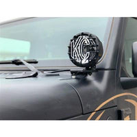 KC HiLiTES 18-23 Jeep JL/JT/4xe 6in Apollo Pro Halogen 2-Light Sys Pillar Mount (100w Spot Beam) - Mammoth Racing -