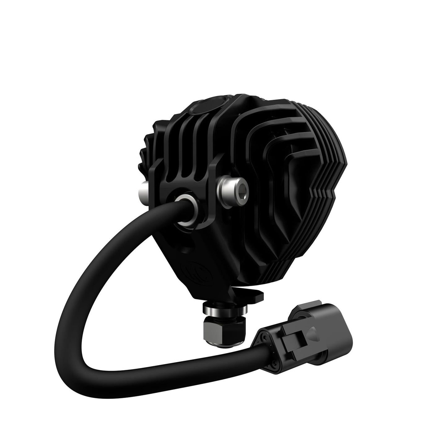KC HiLiTES Jeep JK Flex ERA 3 2-Light Sys Pillar Mount (40w Spot Beam) - Mammoth Racing -