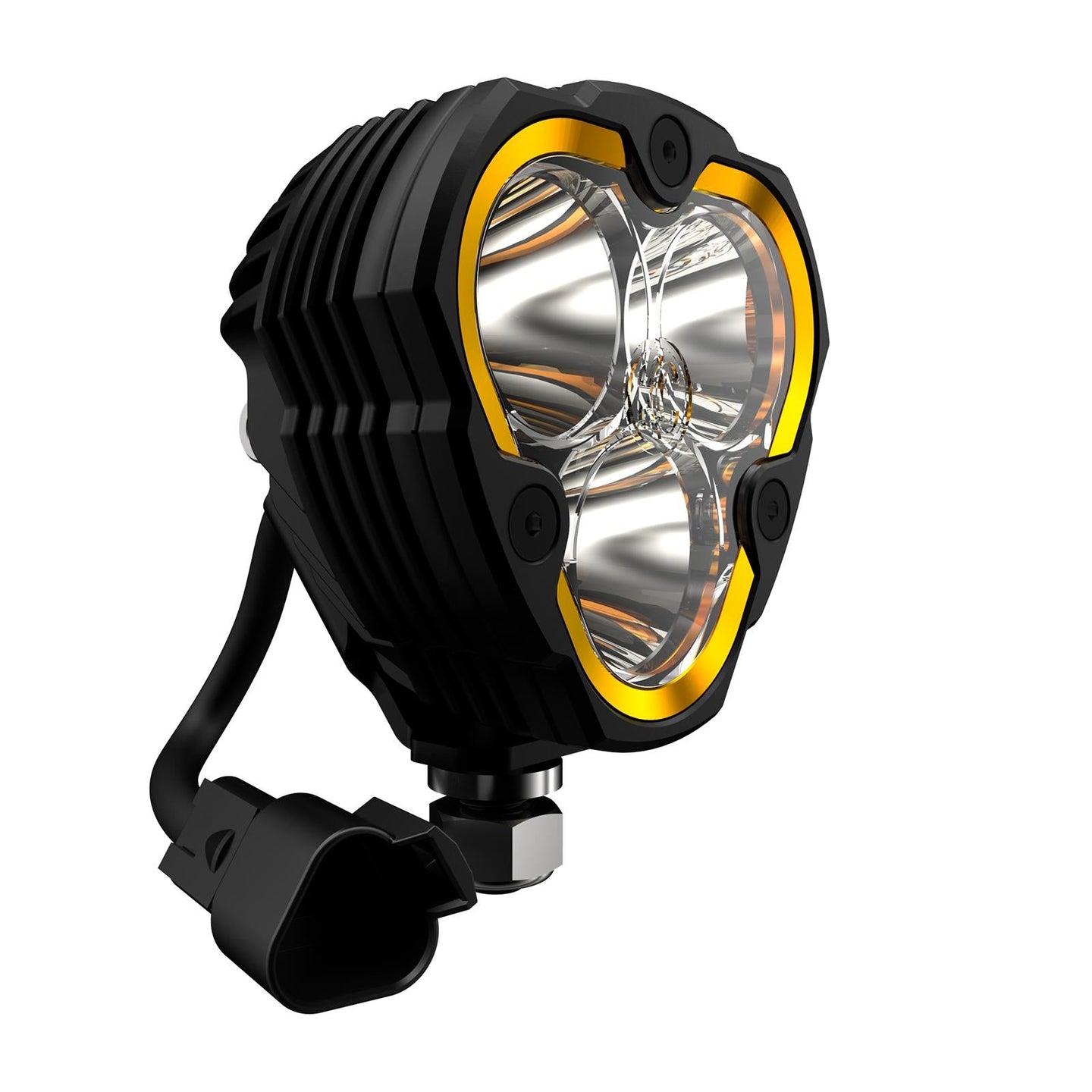 KC HiLiTES 18-23 Jeep JL/JT/4xe Flex ERA 3 2-Light Sys Pillar Mount (40w Spot Beam) - Mammoth Racing -