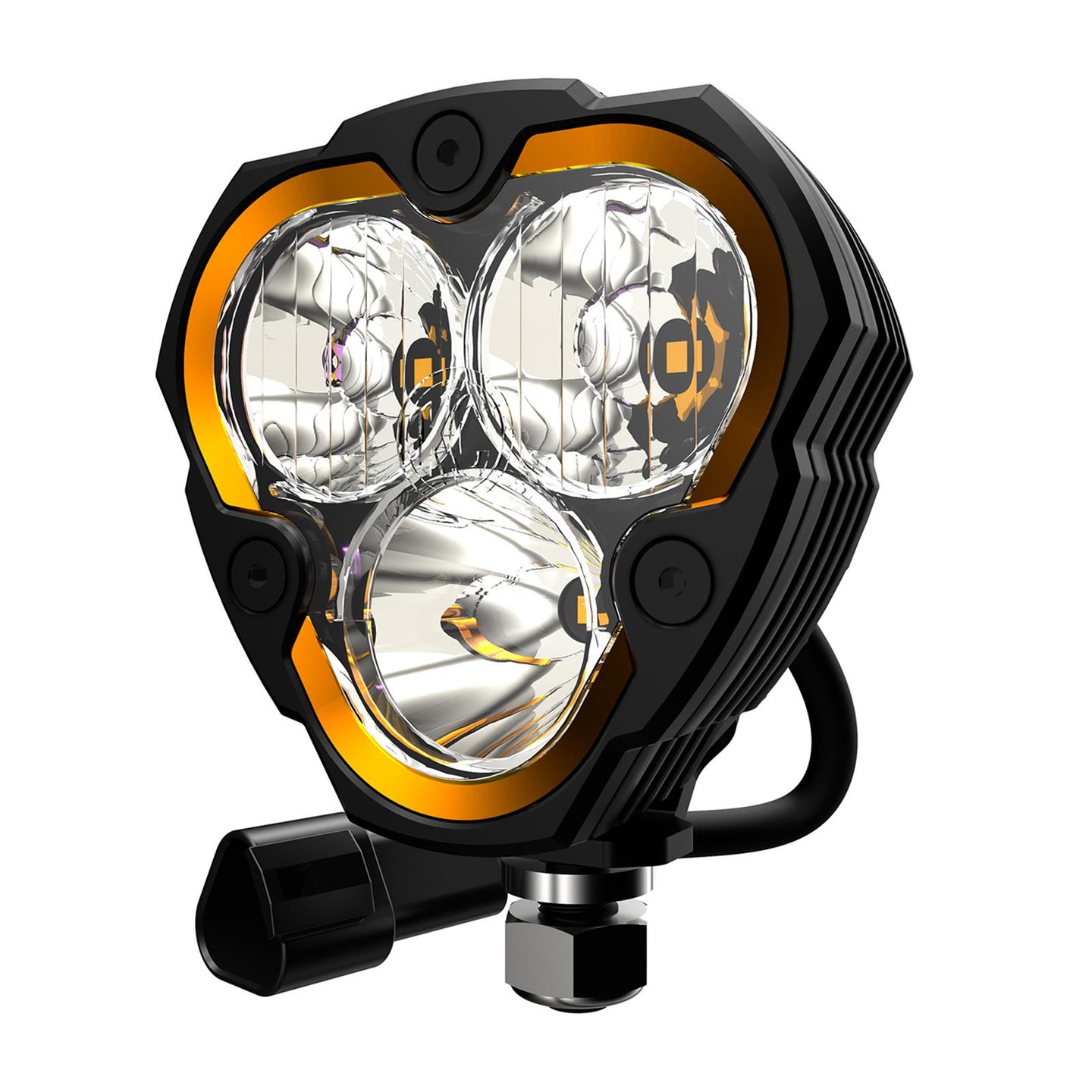 KC HiLiTES 18-23 Jeep JL/JT/4xe Flex ERA 3 2-Light Sys Pillar Mount (40w Combo Beam) - Mammoth Racing -
