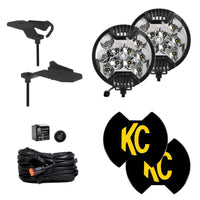 KC HiLiTES Jeep 392/Mojave SlimLite LED 2-Light Sys Ditch Light Kit - Mammoth Racing -