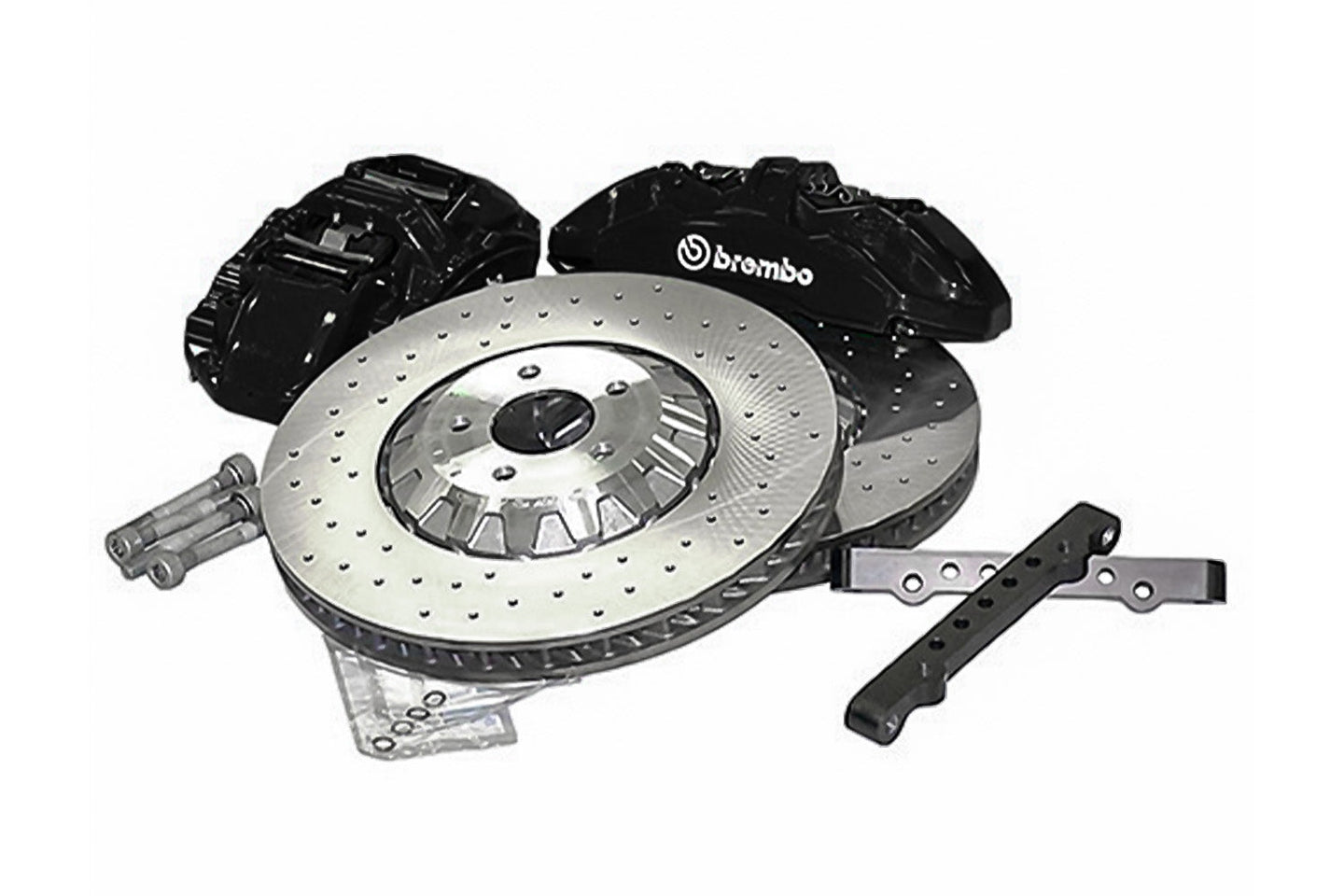 Ford Racing 15-21 Mustang GT/ 2.3L EcoBoost GT350R Brake Upgrade Kit - Black - Mammoth Racing -